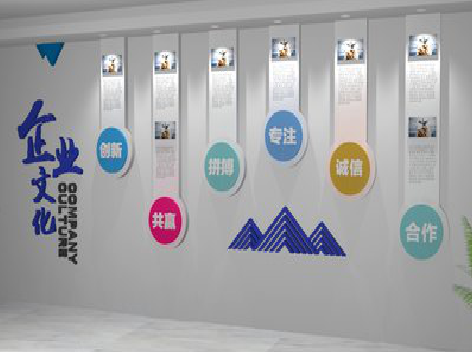 马鞍山企业文化墙需要传递什么办公文化？